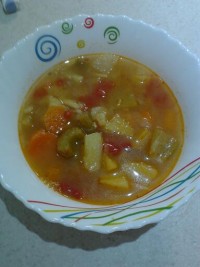 سوپ سیب زمینی به روش چینی