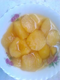 کمپوت سیب در مایکرویو