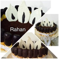 ترامیسو باتزیین شکلات تخته ای