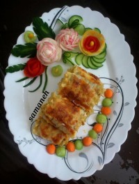 لازانیا لقمه ای