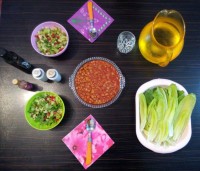 خوراک لوبیا چیتی گیاهی