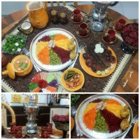 جواهر پلو و کوبیده