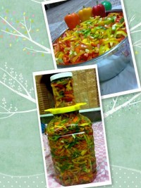 ترشی فلفل دلمه ای