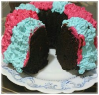 چیز کیک با شکلات تلخ