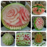 حکاکی روی هندوانه