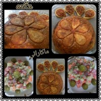 ماکارانی با سالاد شیرازی