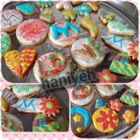 بیسکویت با روکش رویال آیسینگ برا تولد عشقم