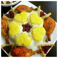 اینم شام امشب ما جای دوستان سبز