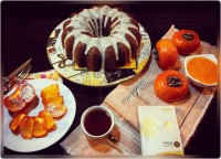 کیک خرمالو