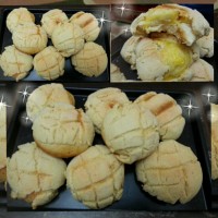 Melon pan (نون صبحانه به شکل طالبی)