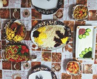 ناهار روز جمعه مرغ زغالی