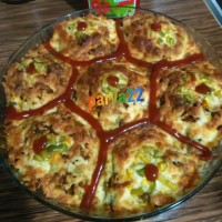 تالیاتلی با میگو و قارچ