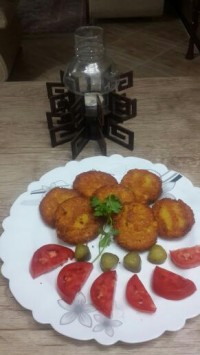 فلافل با سس ارده