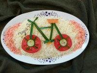 تزیین دیس پلو برا پسرام