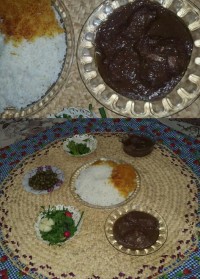 خورشت فسنجان با مرغ