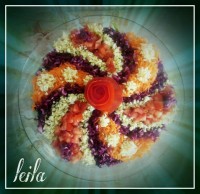 سالاد کلم و فلفل دلمه ای