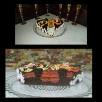 کیک سور پرایز با تم هالووین