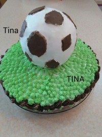 کیک تولد برای خواهر زاده گلم درست کردم