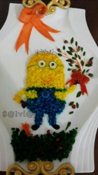 تزئین سالاد کلم