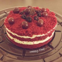 کیک مخملی دست پخت سارا