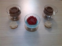 دسر شیر کاکایو و ژله بستنی