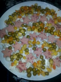 سالاد ماکارونی واسه مهمونی پنج شنبه شب