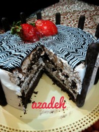 برش خورده ی کیکم که عکس قبلی کاملش رو گذاشتم