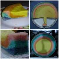 کیک رنگارنگ