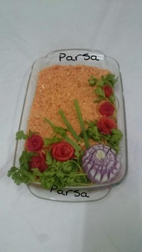 املت بادمجان و گوجه فرنگی