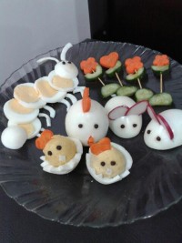 تخم مرغ آب پز