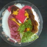 ژله مغزدار و تصویری