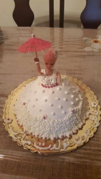 کیک حلقه ای شکلاتی