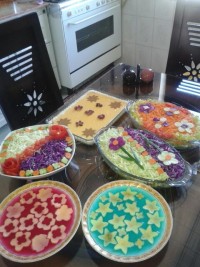 سالاد و ژله