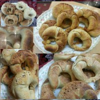 کروسان با استفاده از نون مغربی (مسمن)