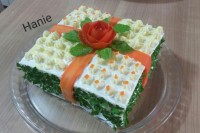 کیک مرغ من،خیلی خوشمزه بود جاتون خالی دوستای گلم