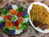 ماکارونی و سالاد فصل