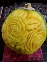 حکاکی روی کدو