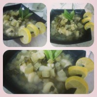 سوپ کرفس و سیب زمینی