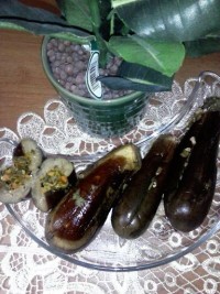 ترشی بادمجان شکم پر