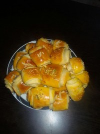 شیرینی دانمارکی (گل محمدی)