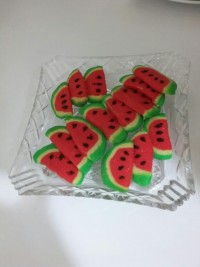 بیسکوییت های هندوانه ای