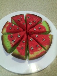 کیک هندونه مخصوص شب یلدا