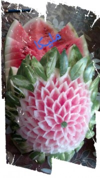 تزیین هندوانه