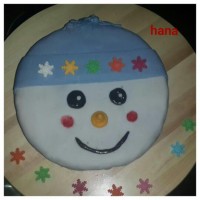 کیک شیفون با تزیین فوندانت