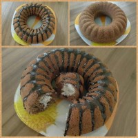 کیک سوپرایز نارگیلی