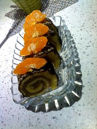 شیرینی رولت شکلاتی