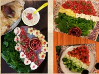 سالاد انار و اسفناج