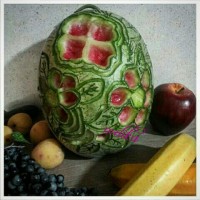 تزیین هندوانه یلدا