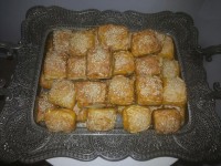 شیرینی دانمارکی (گل محمدی) برای شب یلدا