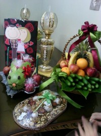 کارای شب یلدای پارسال من برای عروسمون